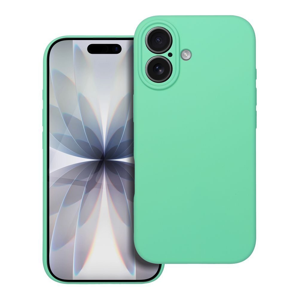 Levně Obal Silicone MagSafe, iPhone 17, mátový