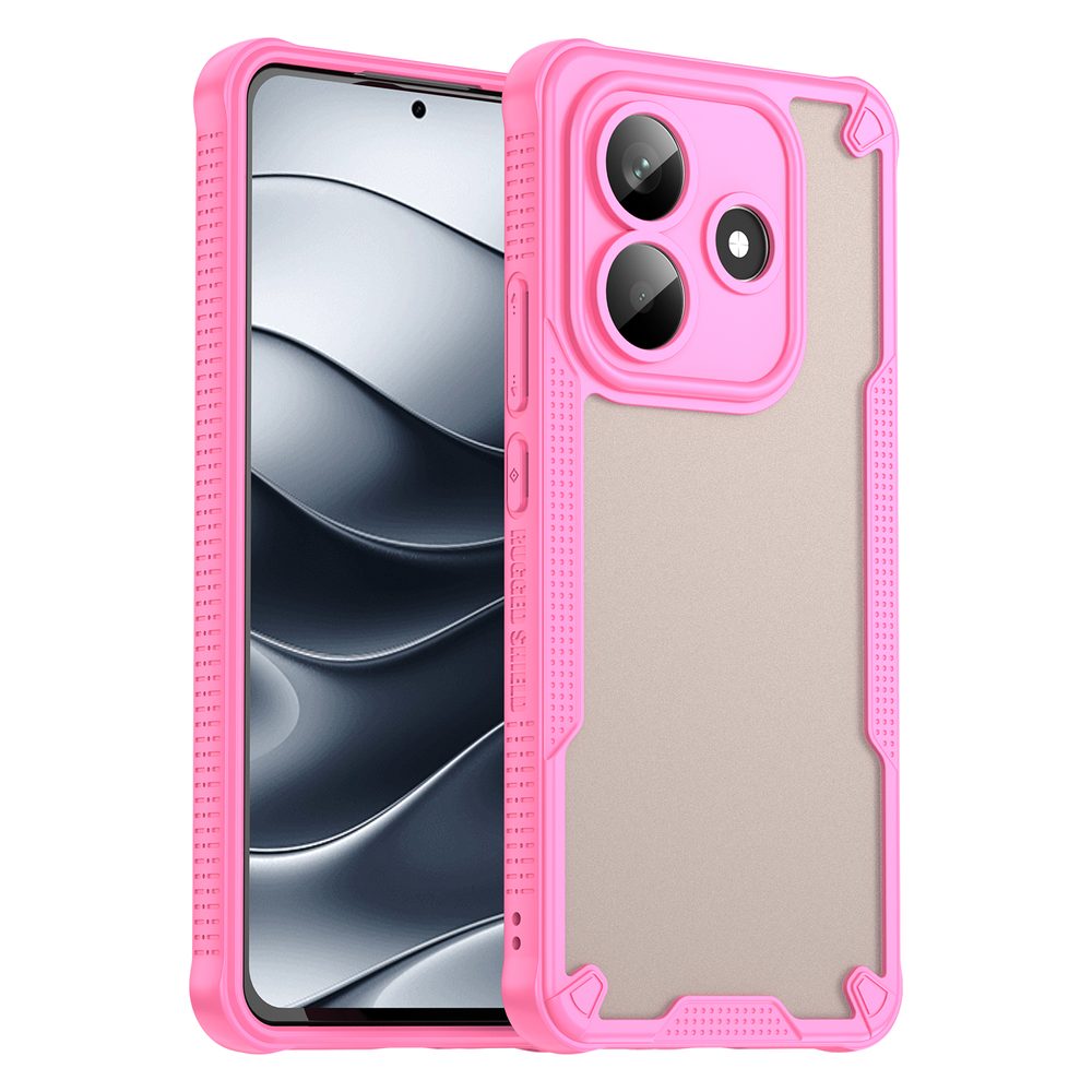 ArmorShield Hibrid Tok, Xiaomi Redmi Note 14 5G, rózsaszín