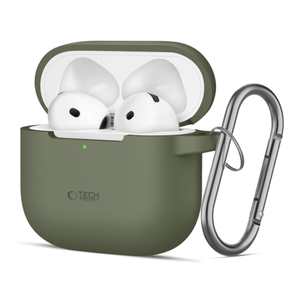 Tech-Protect Silikonska maska, Apple AirPods 4 / 5, zelena