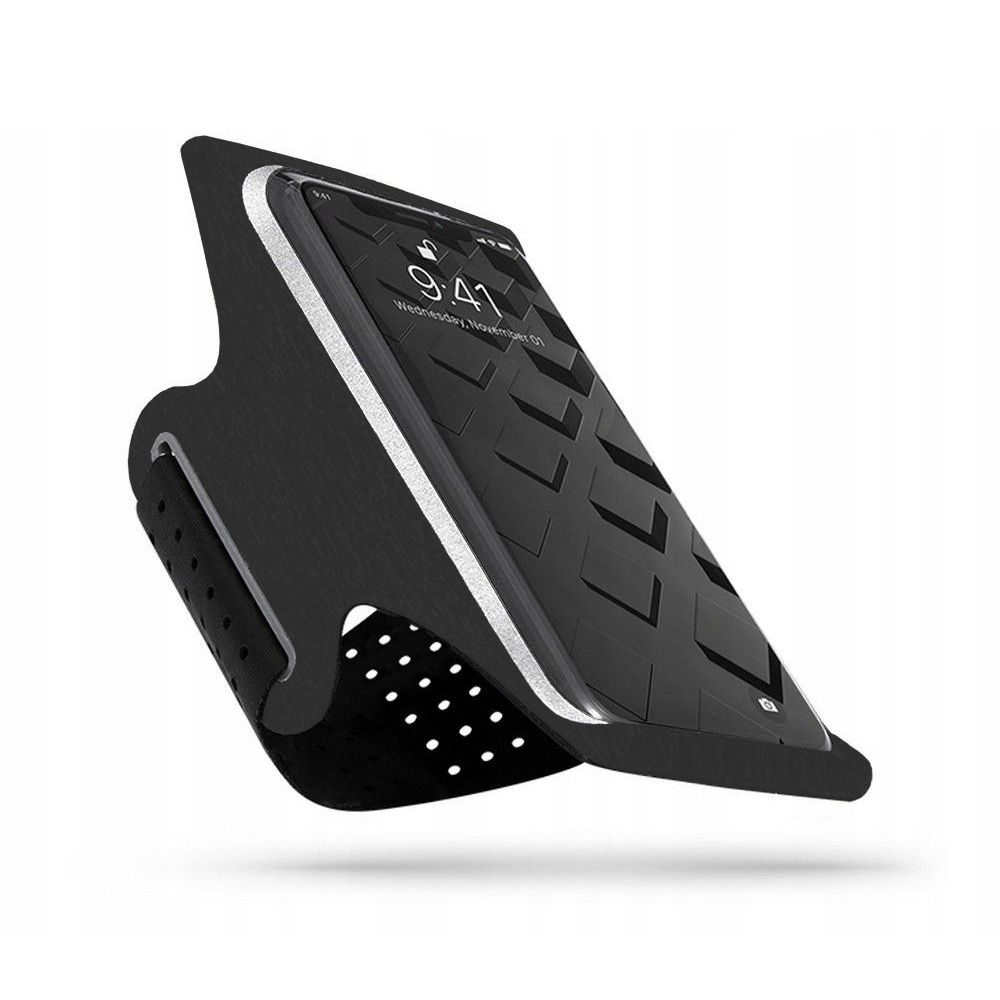 Levně Techsuit Držák mobilu na ruku TH10, do 6,5", černý