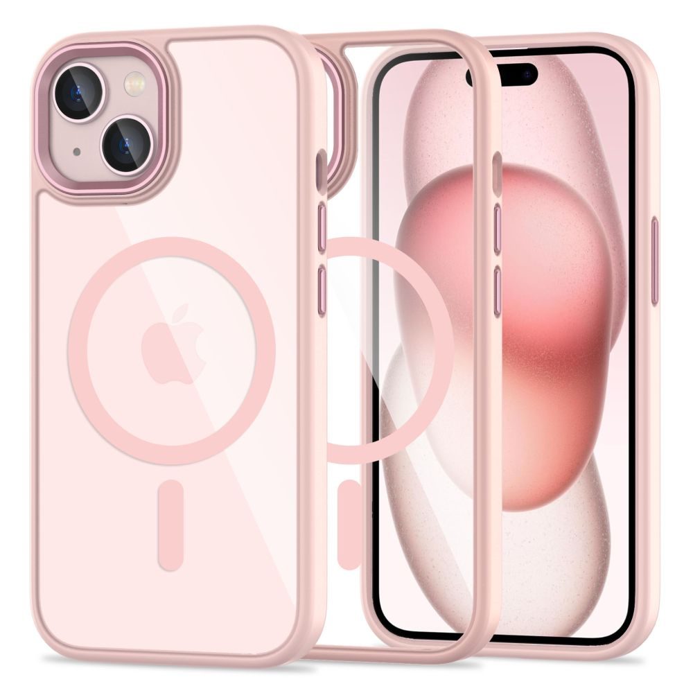 Tech-Protect MagMat MagSafe iPhone 15, růžový