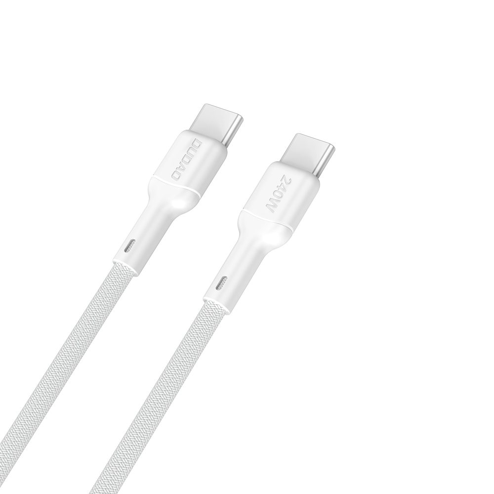 Dudao L9C Max kábel USB-C - USB-C, 240W PD, 2m, biely