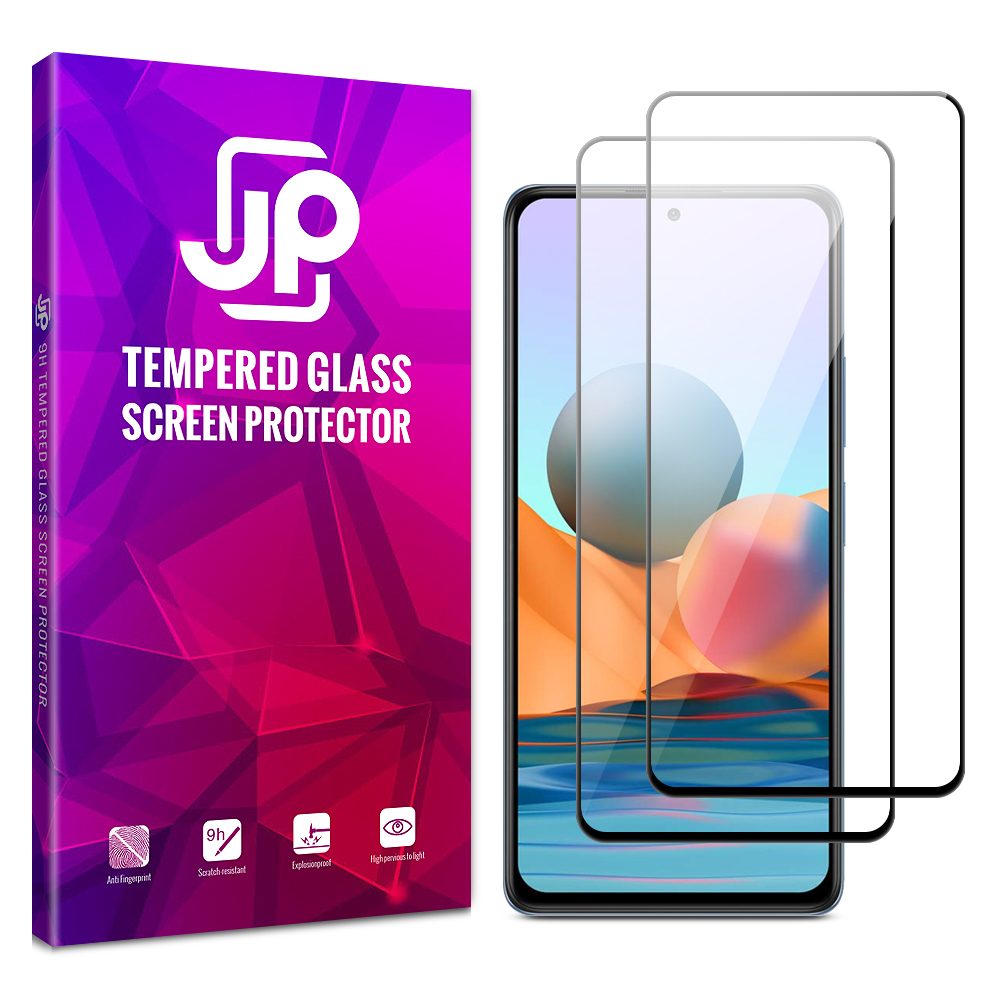 JP 2x 3D Sklo, Xiaomi Redmi Note 10, čierne