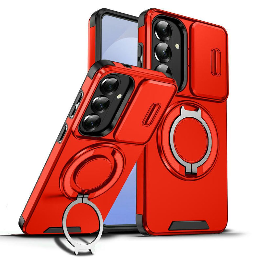 Levně Camslide Stand obal, Samsung Galaxy S26 Plus, červený