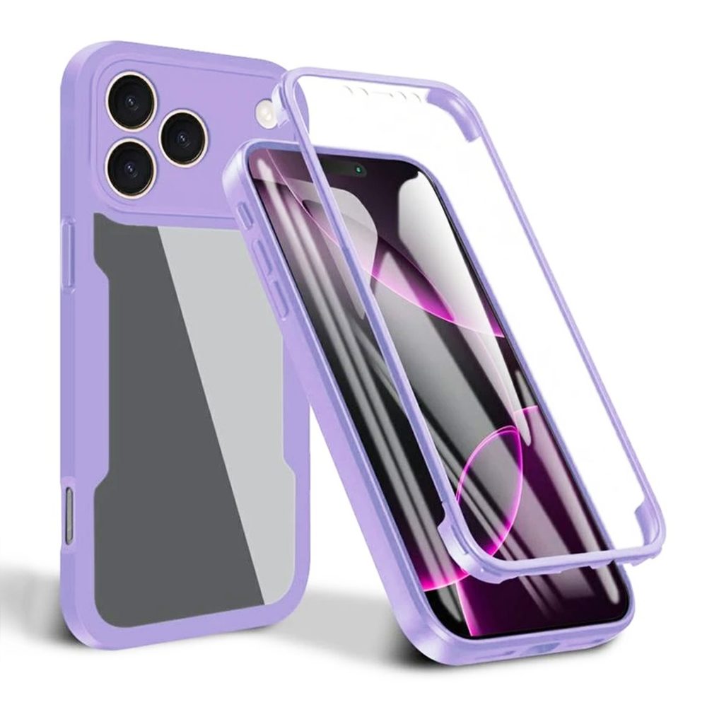 Levně Techsuit ColorVerse 360, iPhone 17 Pro Max, fialový