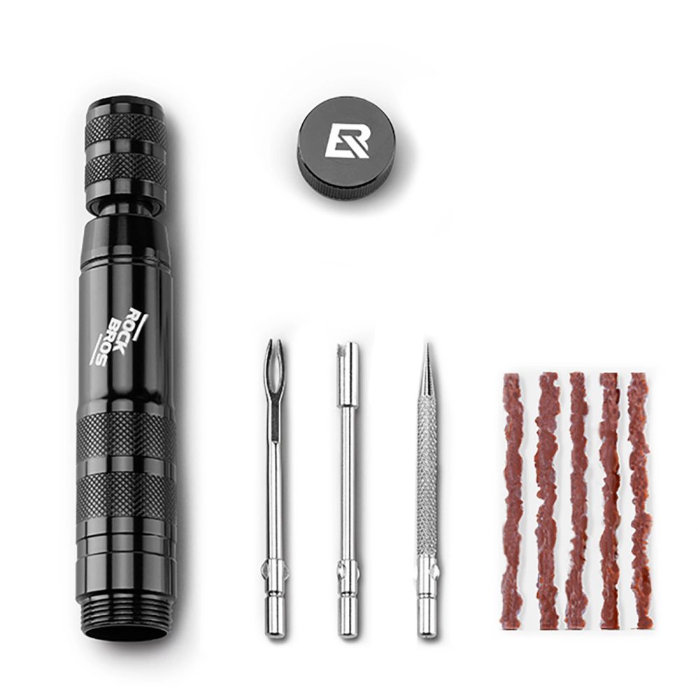 Rockbros Tubeless gumijavító készlet, fekete