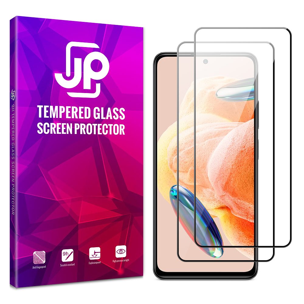 JP 2x 3D üveg, Xiaomi Redmi Note 12 Pro, Fekete