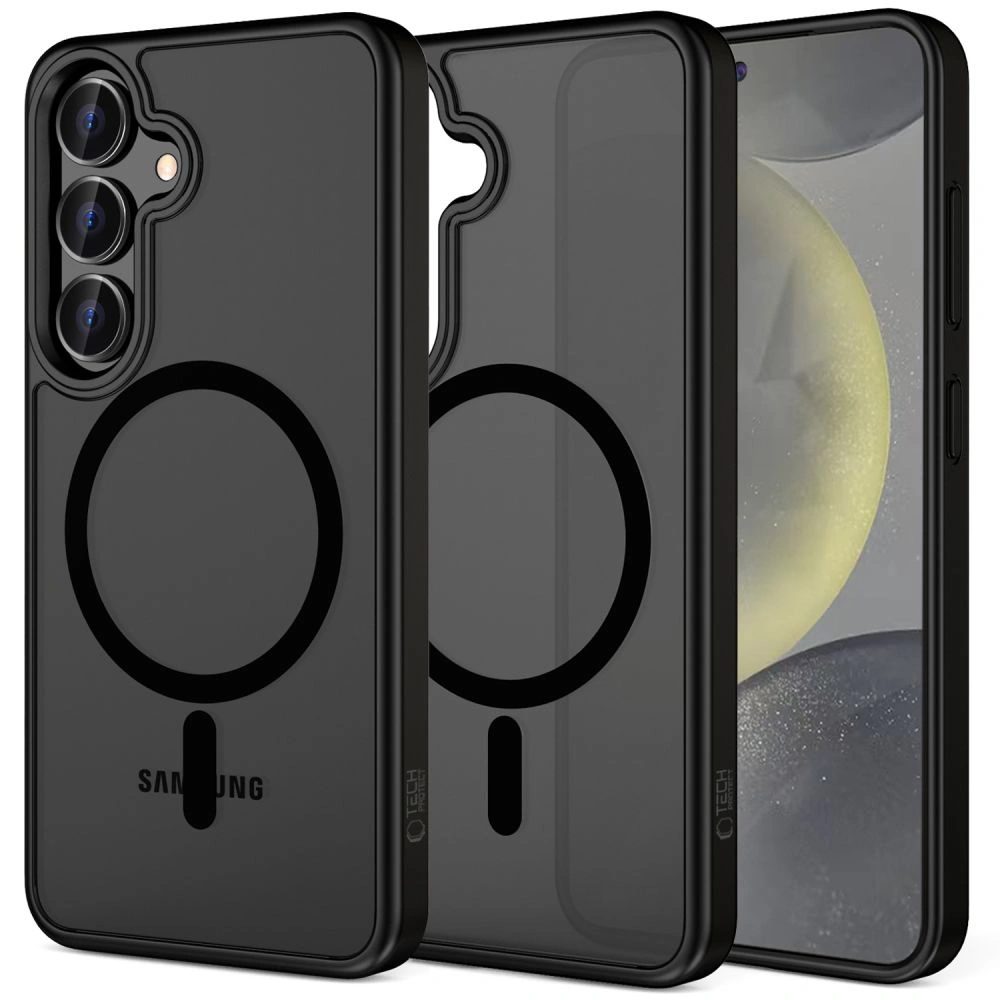 Tech-Protect MagMat MagSafe, Samsung Galaxy S25 FE, černý matný