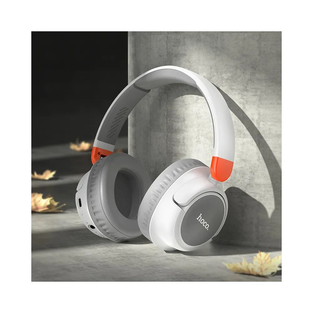 Hoco Adventure W43 Vezeték Nélküli Bluetooth Fejhallgató, Fehér
