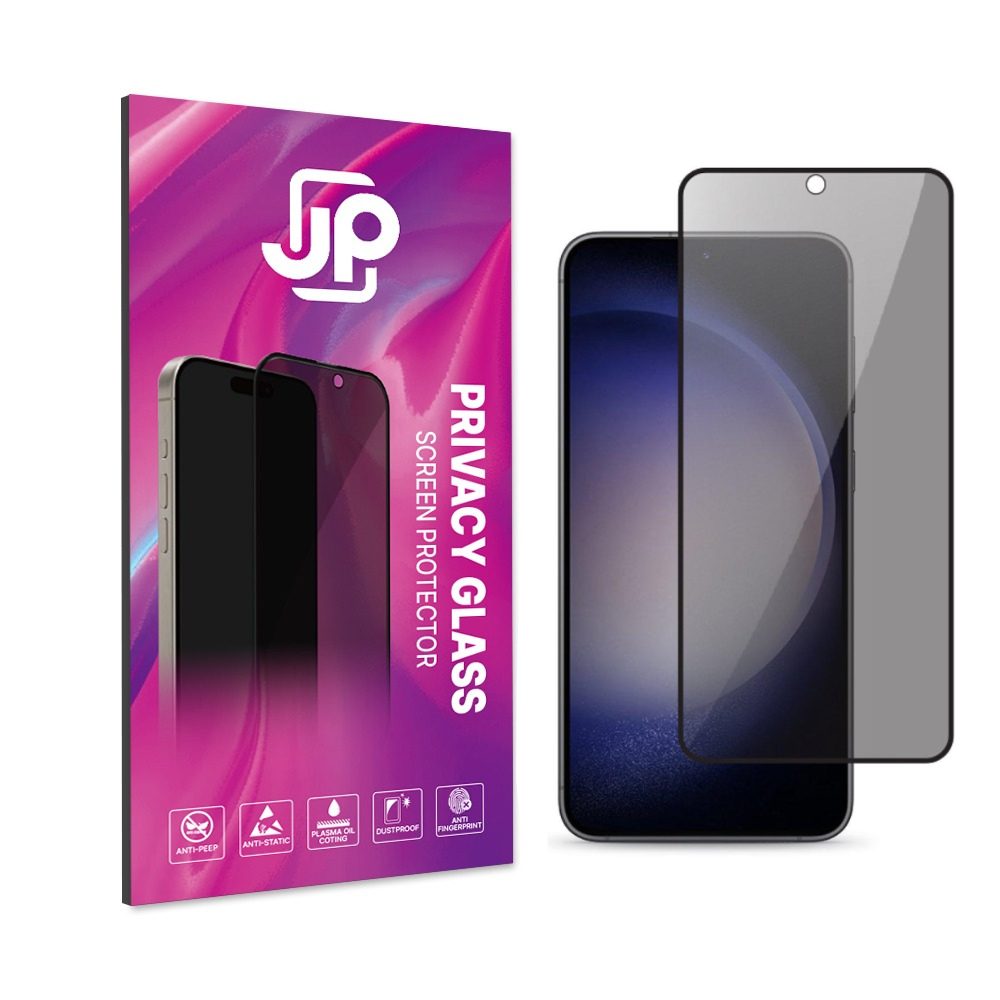 JP Privacy Edzett üveg, Samsung Galaxy S23 Plus, fekete