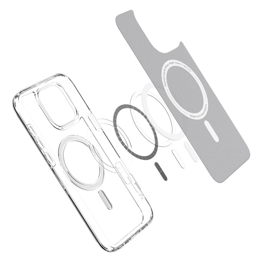 Spigen Ultra Hybrid Mag s MagSafe, iPhone 16 Pro, biely