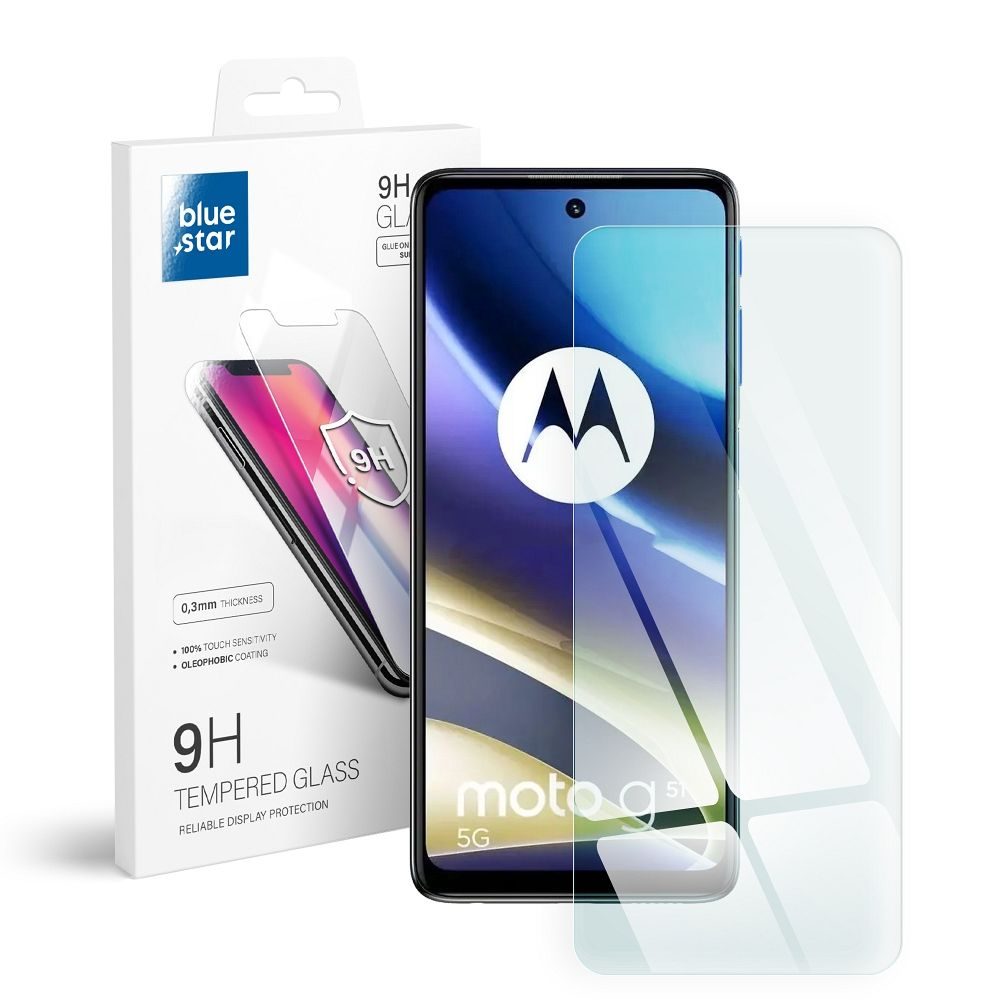 BlueStar Zaščitno Kaljeno Steklo, Motorola G51