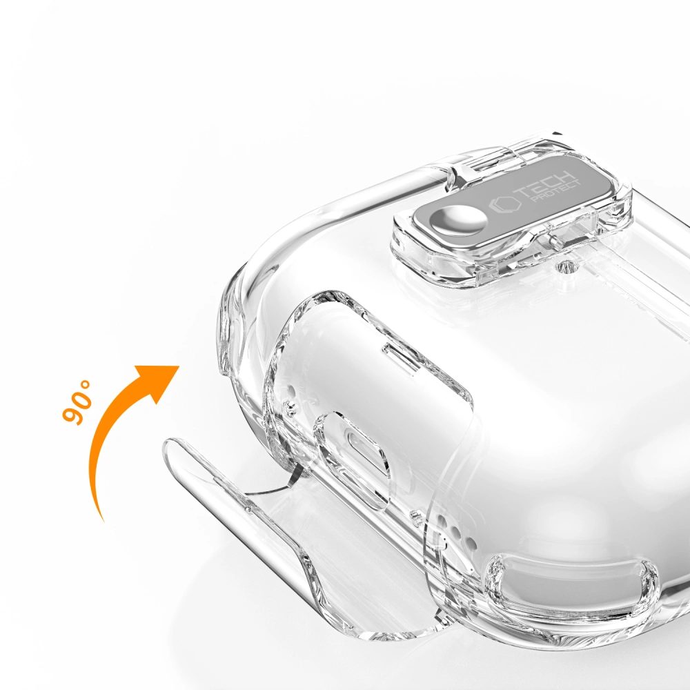 Tech-Protect Bounce Pro puzdro, Apple AirPods Pro 3, priehľadné