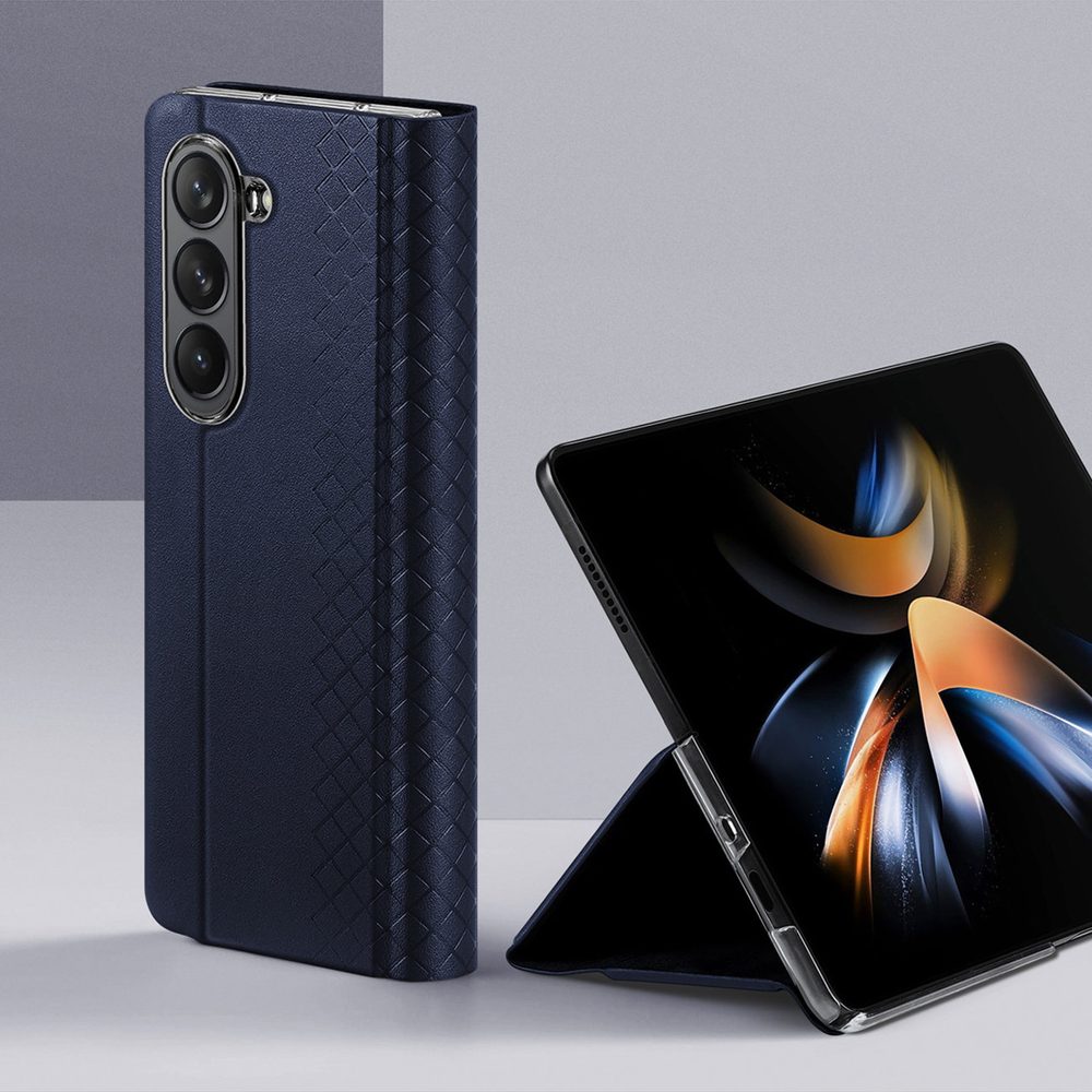 Dux Ducis Bril Wallet, Samsung Galaxy Z Fold5 5G, Modrý