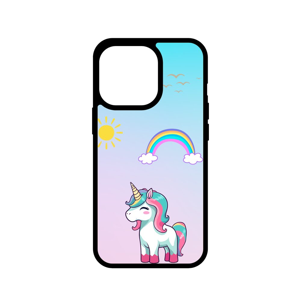 Momanio obal, iPhone 13 Pro, Unicorn and Rainbow