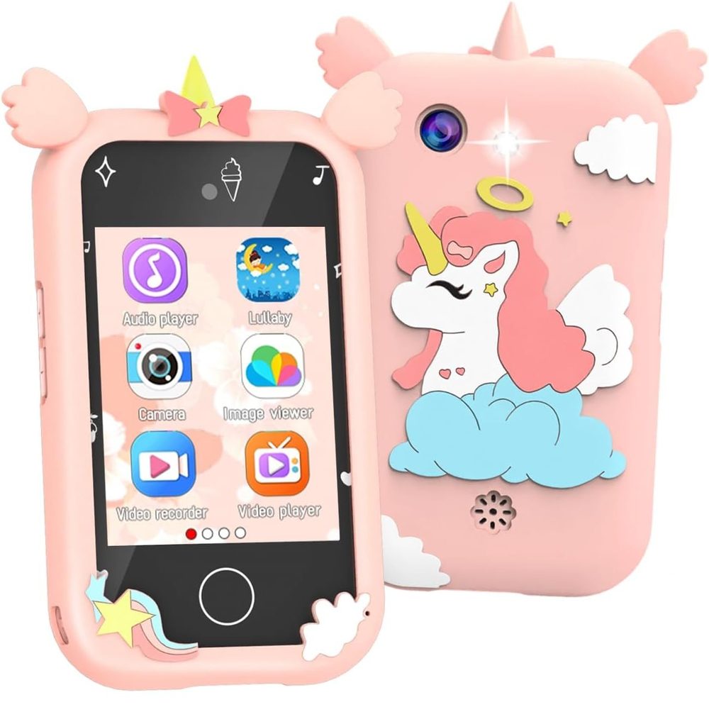 Levně Dětský chytrý telefon, fialový
