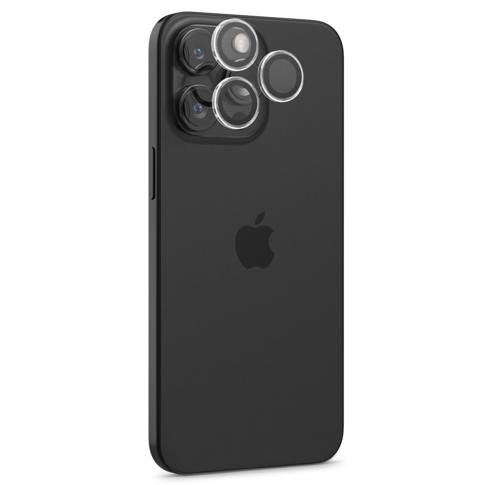 Spigen Optik.TR Ez Fit ochrana fotoaparátu, 2 kusy, iPhone 14 Pro / Max / 15 Pro / Max / 16 Pro / Max / 17 Pro / Max, crystal clear