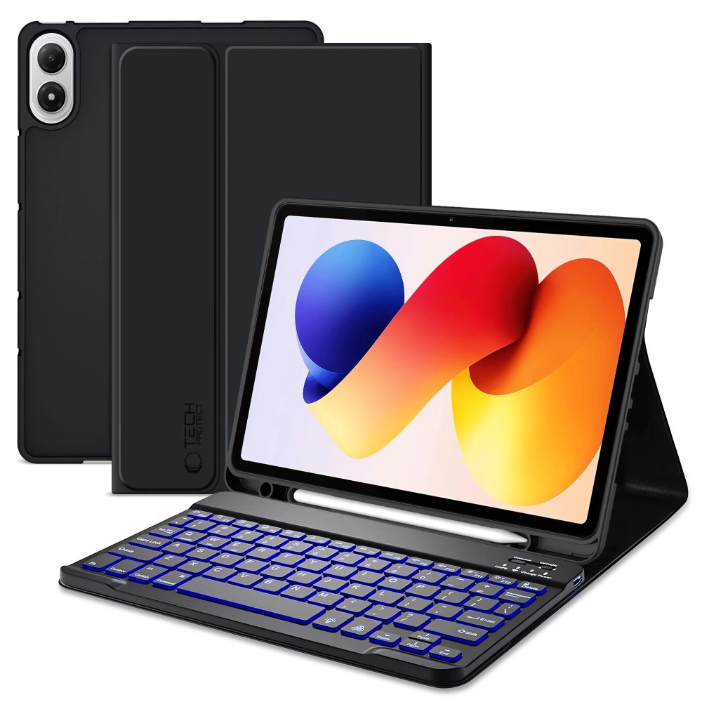Levně Pouzdro Tech-Protect SC Pen + klávesnice, Xiaomi Poco Pad M1 / Redmi Pad 2 Pro 12.1, černé