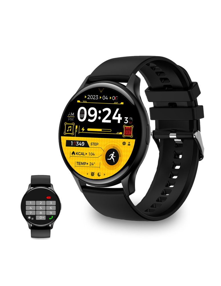 Ksix Core Amoled Smarwatch, Fekete