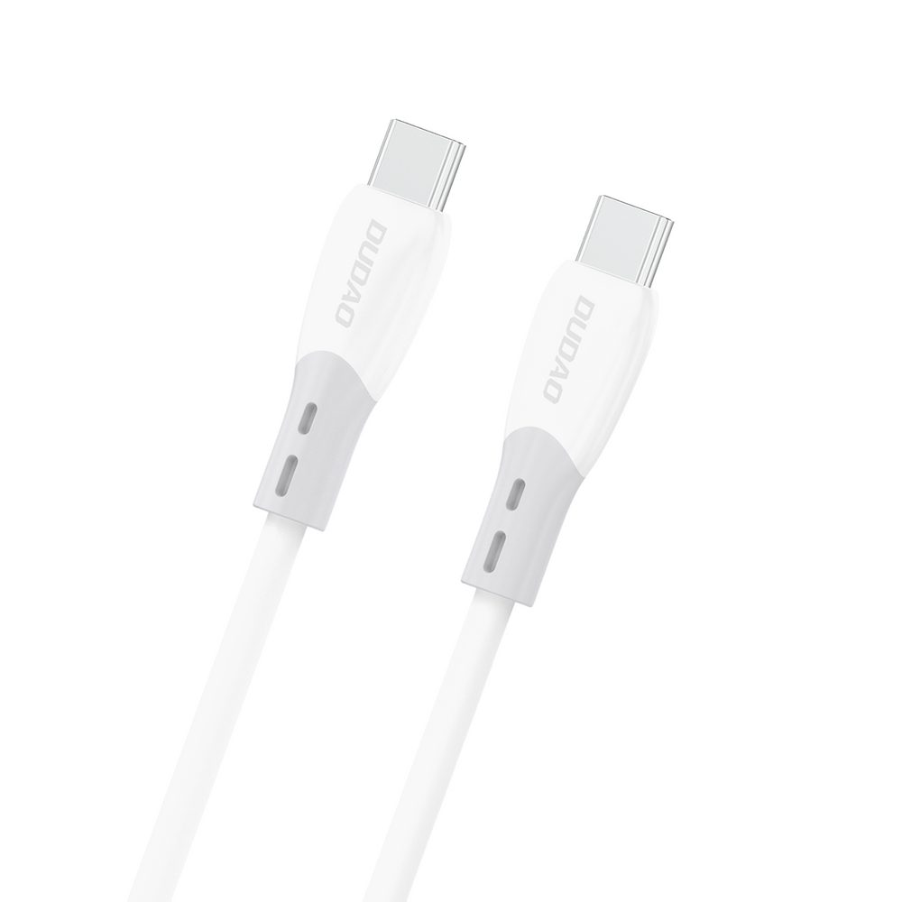 Levně Dudao L25SC kabel USB-C - USB-C, 60W, 1 m, bílý