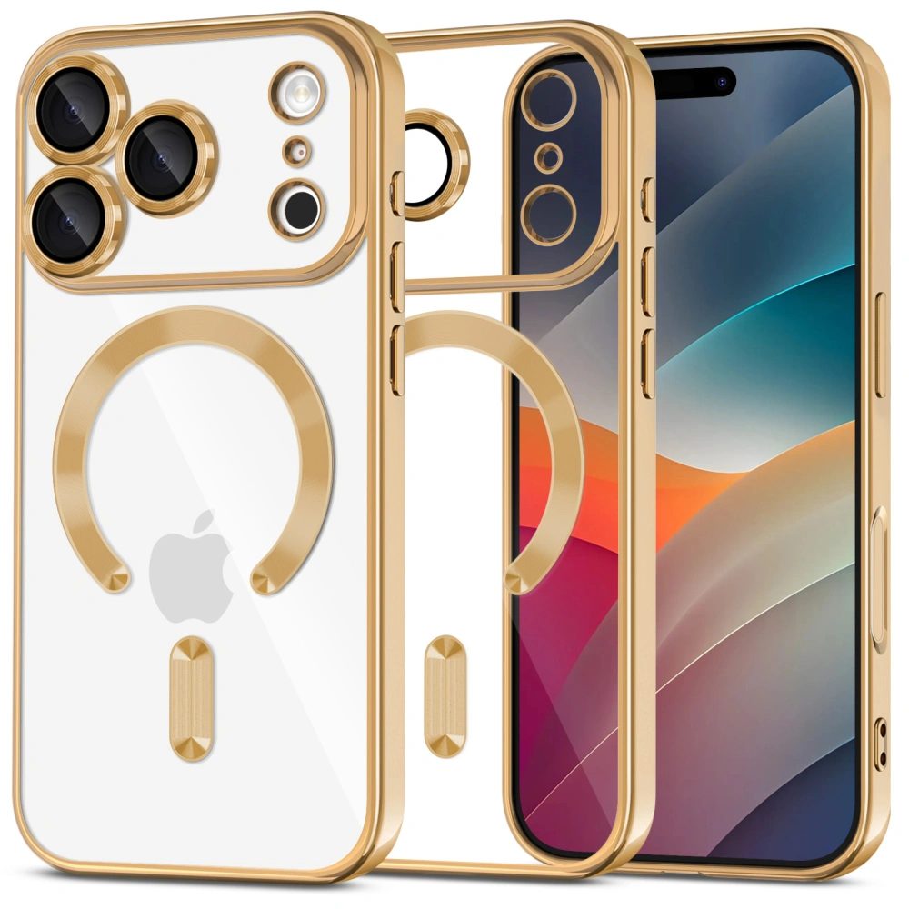 Levně Tech-Protect MagFlex MagSafe iPhone 17 Pro, lesklá zlatá