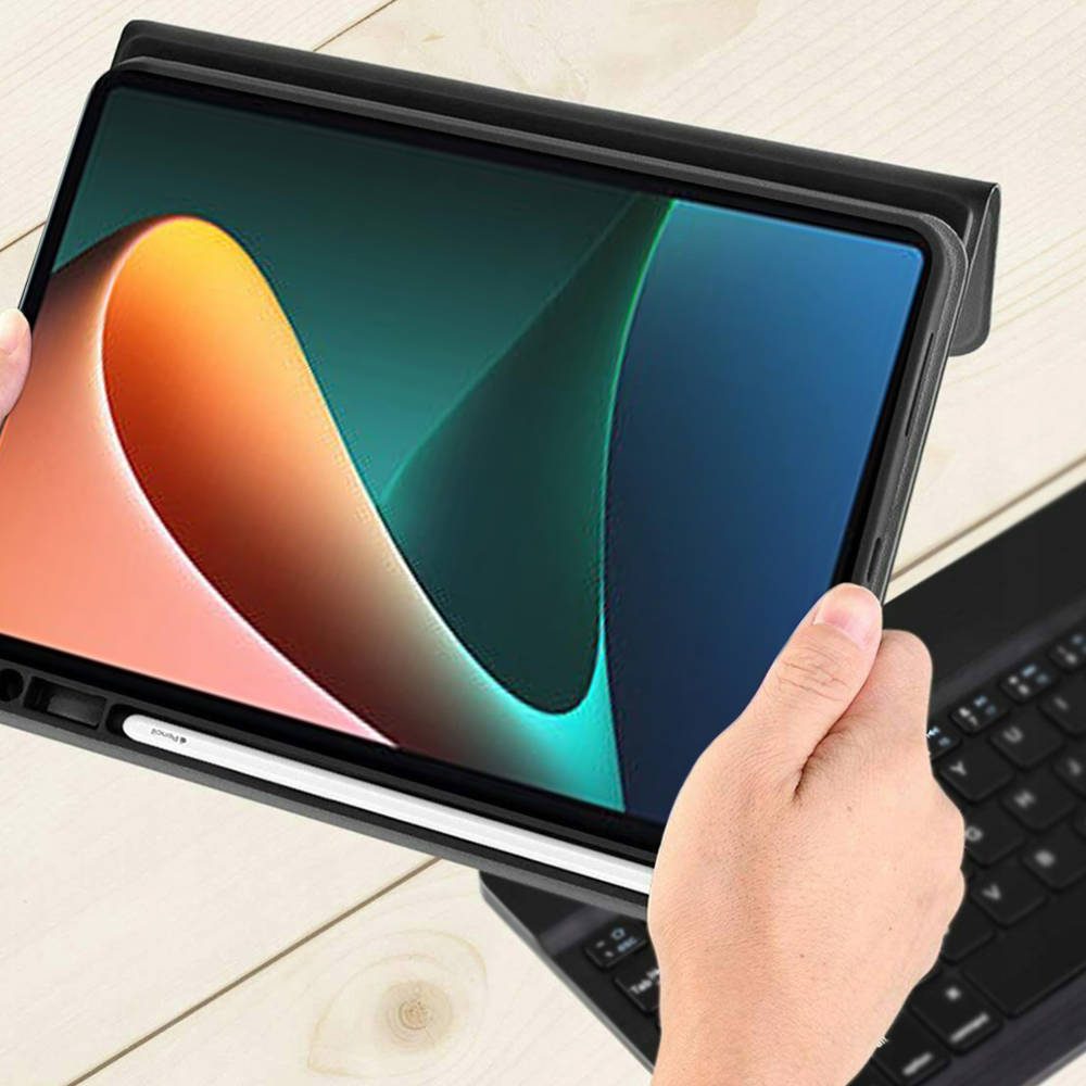 Etui S Tipkovnico Bluetooth Za Xiaomi Pad 5 / 5 Pro, črn