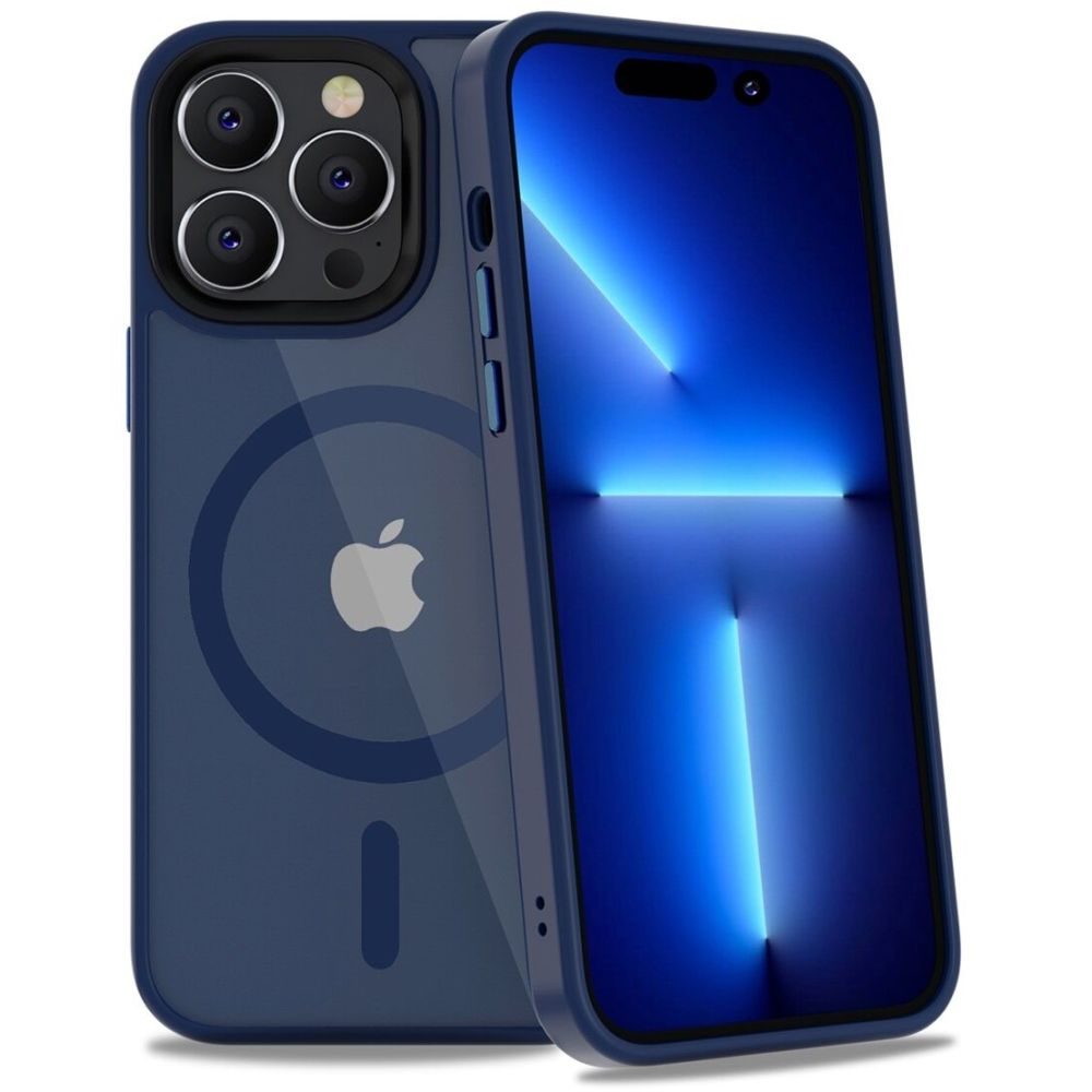 Tech-Protect MagMat MagSafe, IPhone 14 Pro Max, Modrý Matný