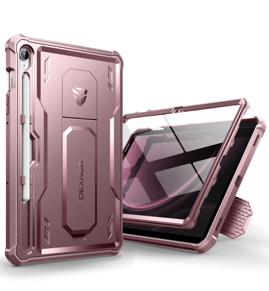 Dexnor 360 Kickstand Carcasă Samsung Galaxy Tab S9 FE, roz