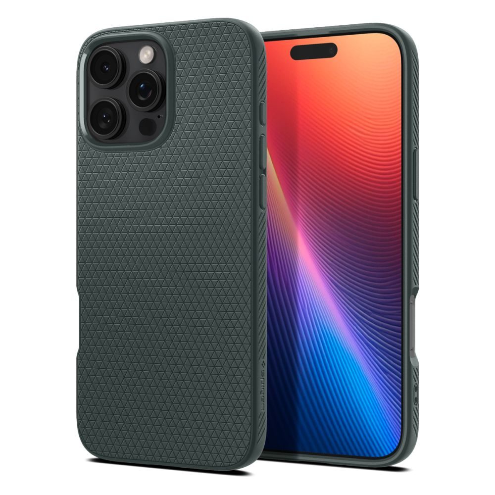 Spigen Liquid Air, iPhone 16 Pro Max, zöld