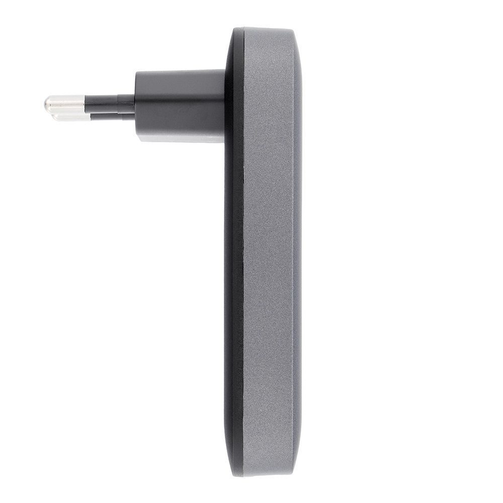 Forcell F-Energy ultratenká nabíjačka VT-47, 2x USB-C + USB-A, 4A, 65W, sivá