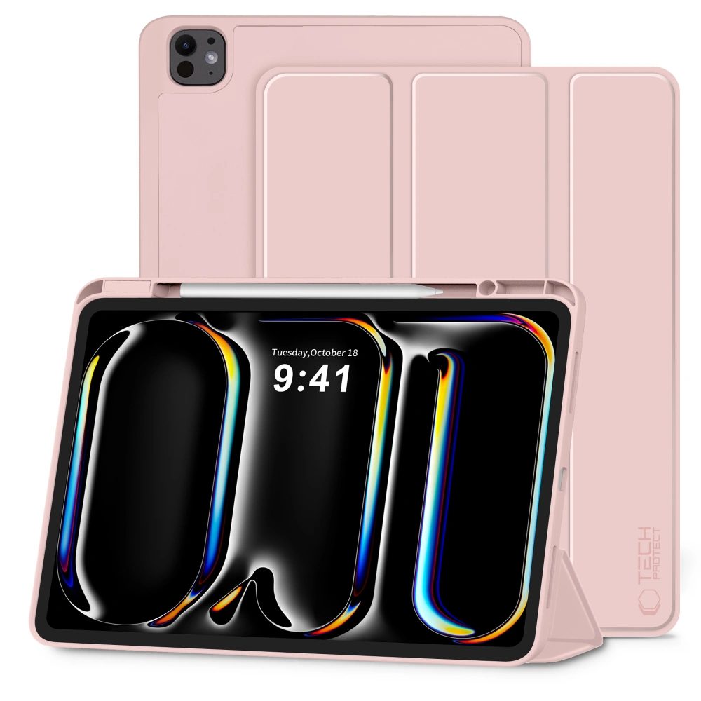 Levně Pouzdro Tech-Protect SC Pen pro iPad Pro 13” 7 / 8 / 2024-2025, růžové