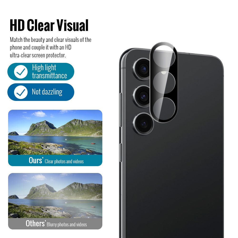 2 Db Edzett üveg és 2 Db Kameraüveg Készlet, Samsung Galaxy S23