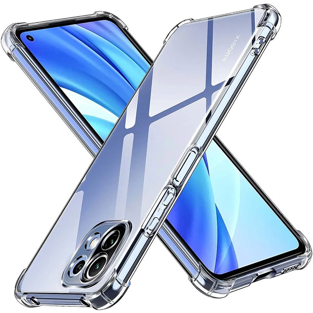 Levně Techsuit Shockproof průhledný obal, Xiaomi Mi 11 Lite 4G / 5G