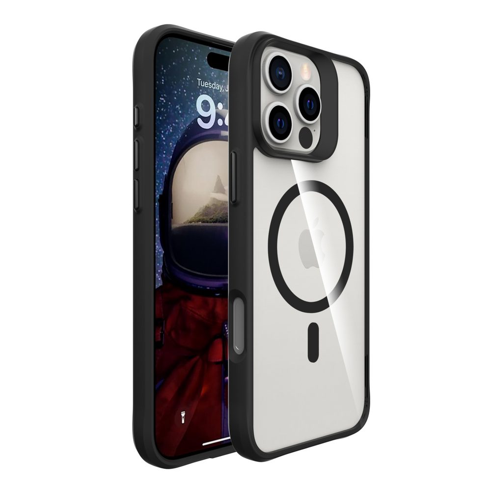 Levně JP MagFit MagSafe obal s 3M SGS certifikátem, iPhone 16 Pro, černý