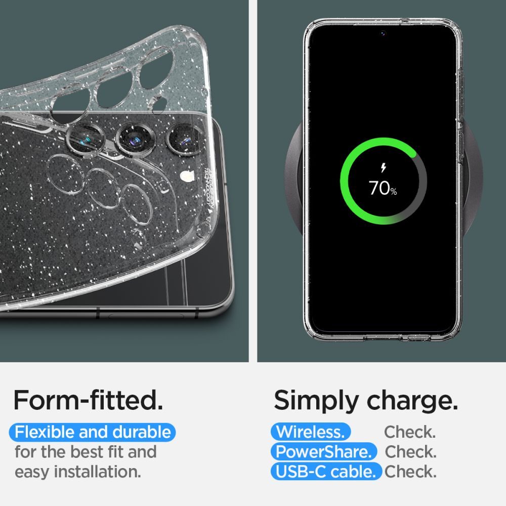 Spigen Liquid Crystal Ovitek Za Mobilni Telefon, Samsung Galaxy S23 Plus, Glitter Crystal