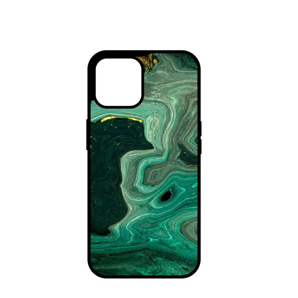 Momanio obal, iPhone 15, Marble green