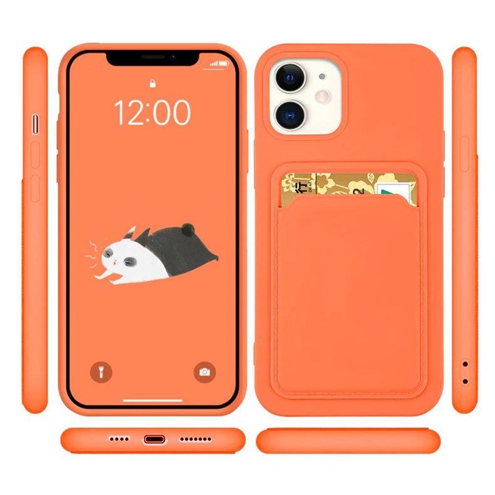 Card Case Obal, IPhone 7 / 8 / SE 2020, Ružový