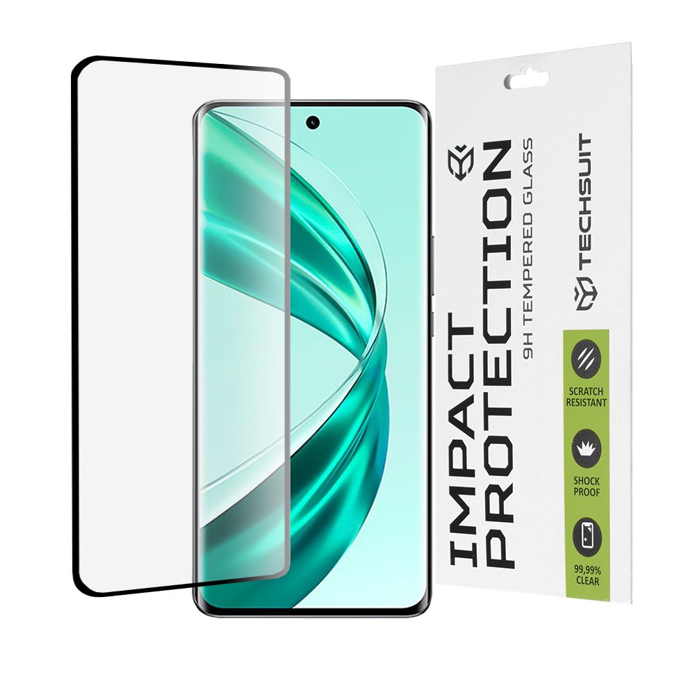 Levně Techsuit 111D Tvrzené sklo, Honor X50 Pro, černé