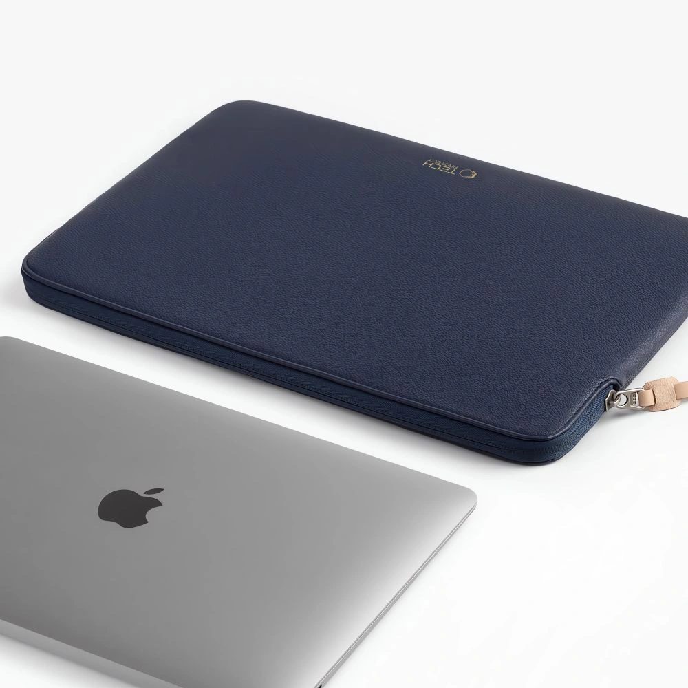 Tech-Protect Fleece Laptop 13-14, tmavomodrá