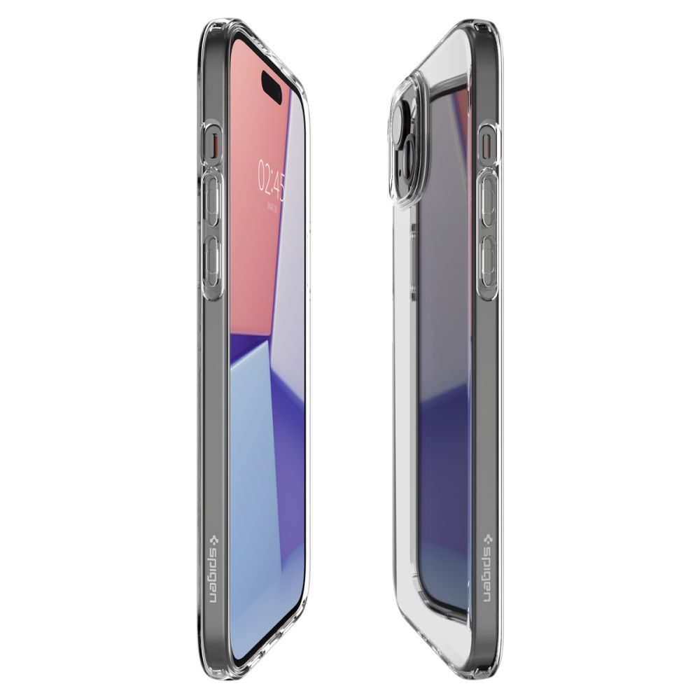 Spigen Liquid Crystal Telefontok, IPhone 15, Crystal Clear