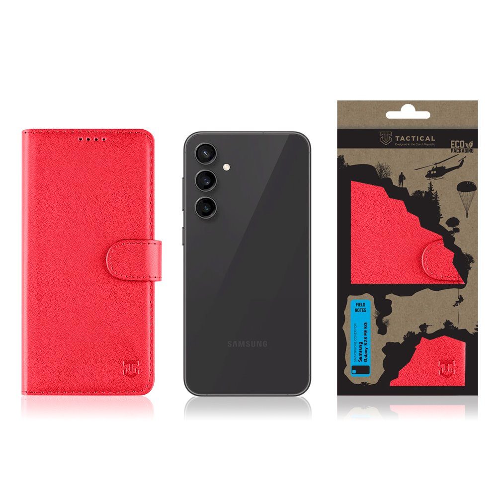 Tactical Field Notes Púzdro, Samsung Galaxy S23 FE 5G, červené
