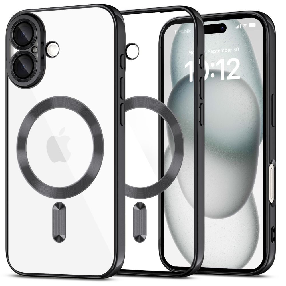 Levně Tech-Protect MagFlex MagSafe iPhone 16, lesklá černá