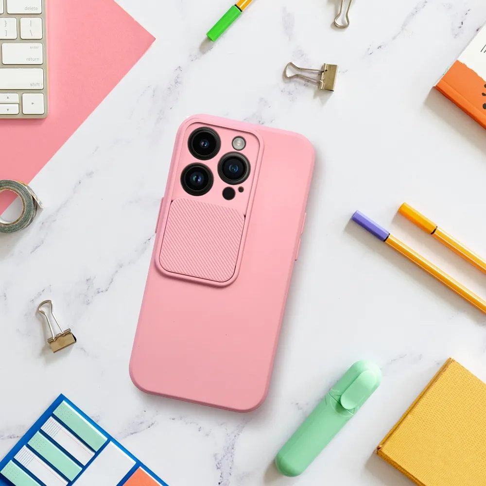 Slide Etui, Xiaomi Redmi Note 9, Roza