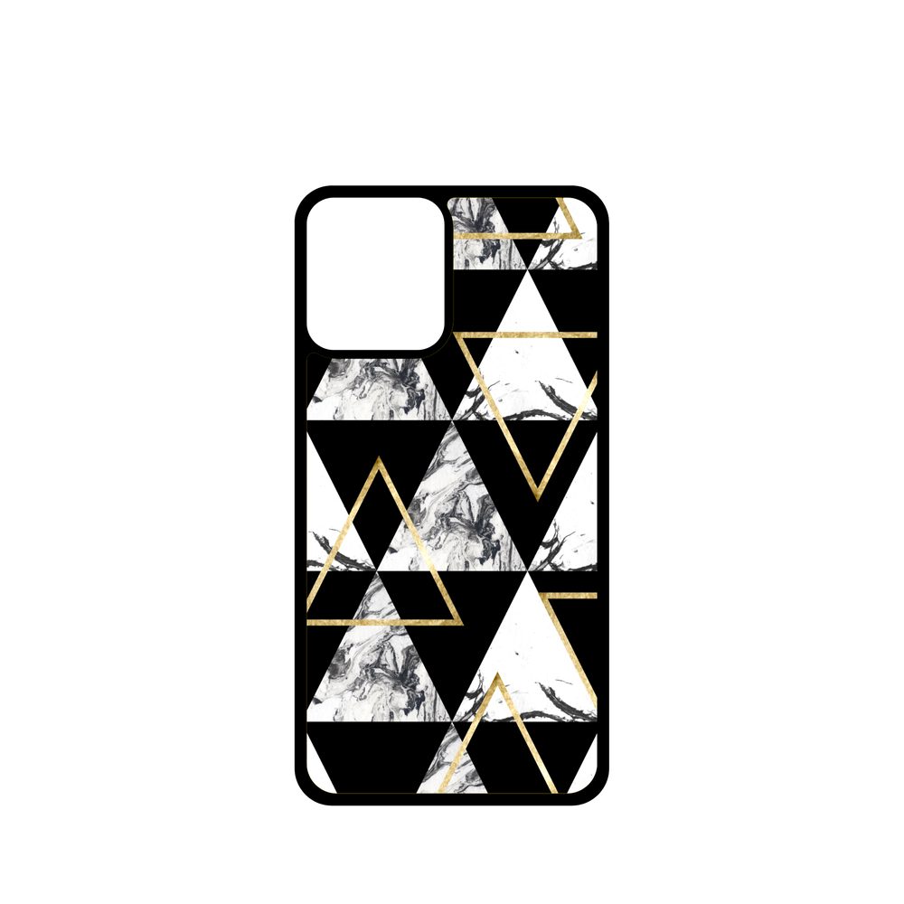 Momanio obal, iPhone 12 Mini, Marble triangle