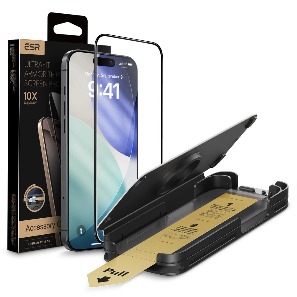 Levně ESR Armorite Pro Tvrzené sklo UltraFit, iPhone 16 Pro / 17