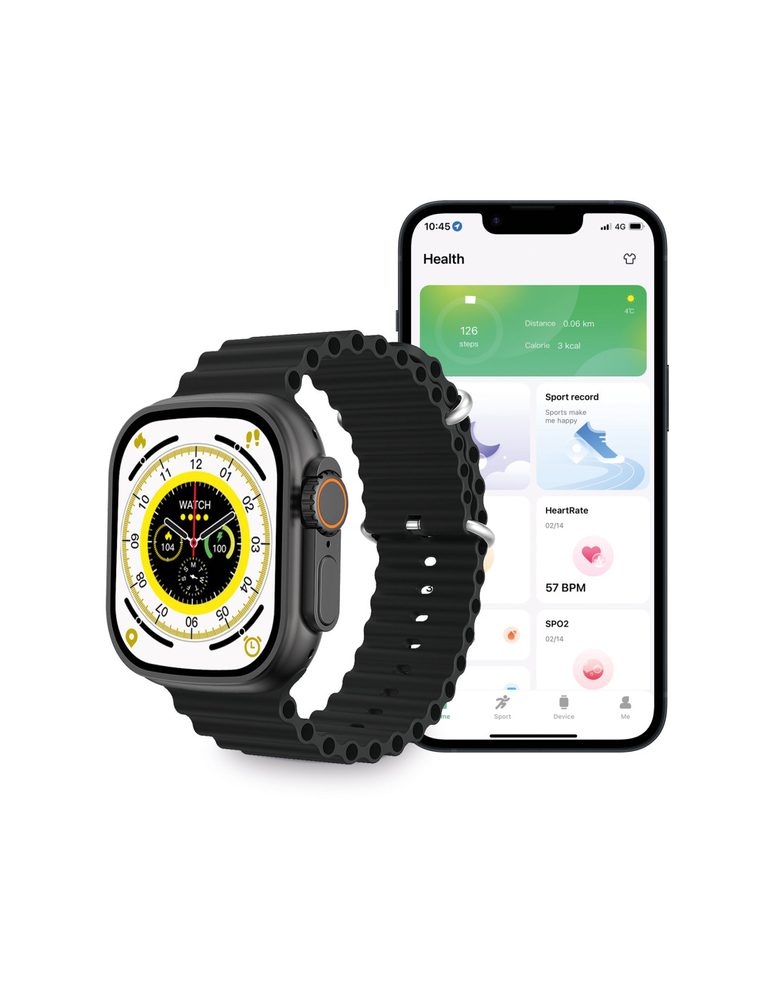 Ksix Smartwatch Urban Plus, čierne