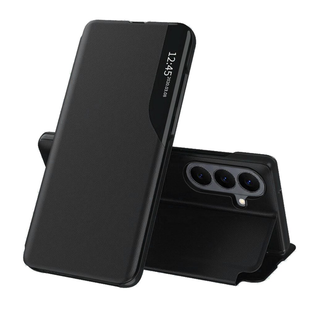 Levně Eco Leather View Case, Samsung Galaxy S26 Plus, černé
