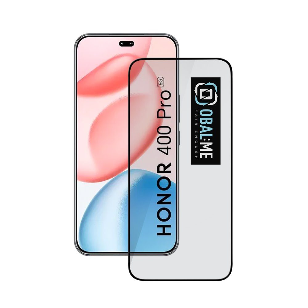 OBAL:ME 5D Edzett Üveg Honor 400 Pro-hoz, fekete
