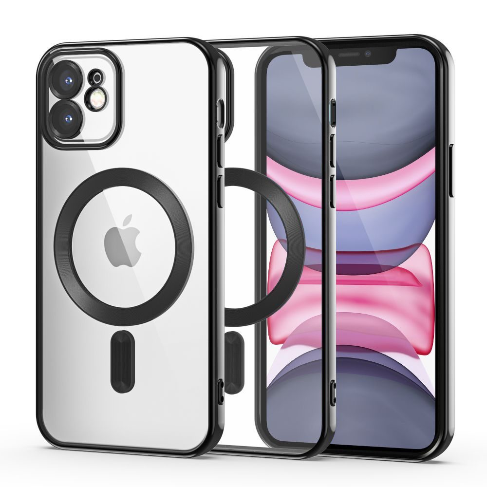 Tech-Protect MagShine, IPhone 11, črn