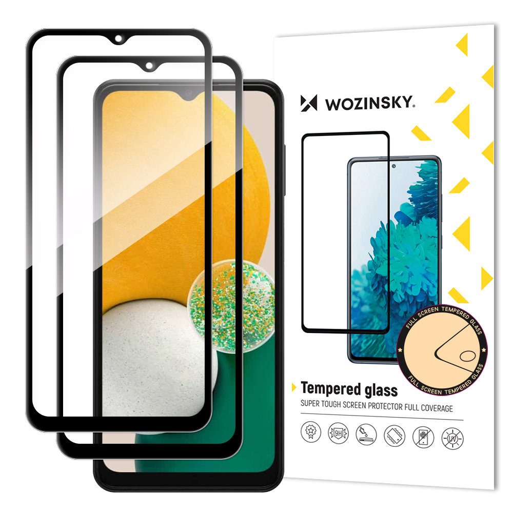 Wozinsky 2x 5D Folie De Sticlă Securizată, Samsung Galaxy A13 5G / A23 / A23 5G, Negru